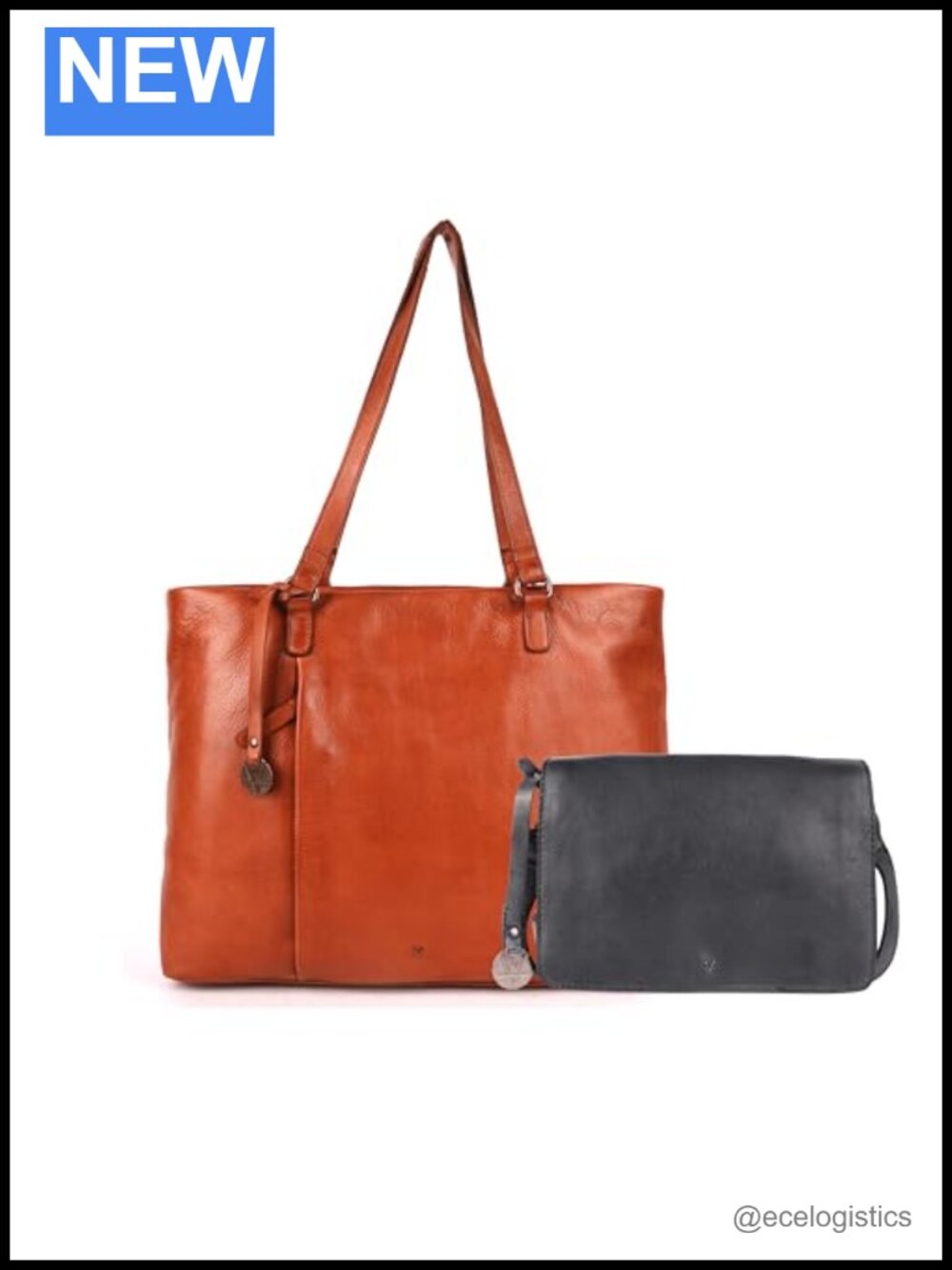 Genuine Italian Leather Tote Crossbody Satchel Purse Ladies Shoulder Bag